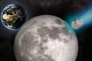 চাঁদে আঘাত হানবে গ্রহাণু, হতে পারে বড় গর্ত