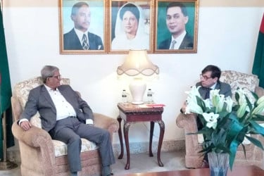 মির্জা ফখরুলের সঙ্গে ফ্রান্সের নতুন রাষ্ট্রদূতের সাক্ষাৎ