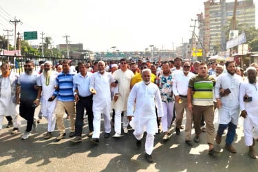 নাশকতা প্রতিরোধে মাঠে সোনারগাঁ বিএনপি