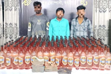 বগুড়ায় যৌথ অভিযানে বিপুল পরিমাণ মাদক উদ্ধার, গ্রেপ্তার ৩