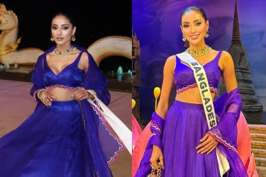 চিলির সুন্দরীকে টপকে দ্বিতীয় স্থানে বাংলাদেশের মিথিলা