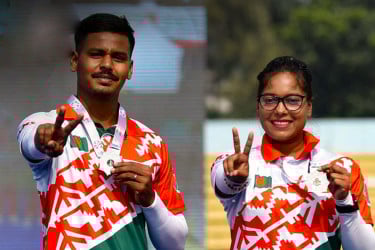 এশিয়ান আর্চারির ফাইনালে হেরে রুপা জিতল বাংলাদেশ