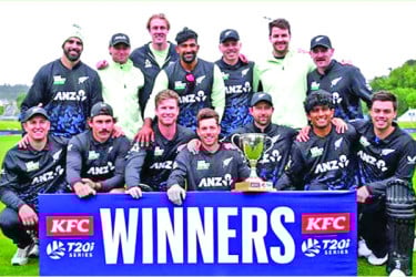 উইন্ডিজদের হারিয়ে নিউজিল্যান্ডের সিরিজ জয়