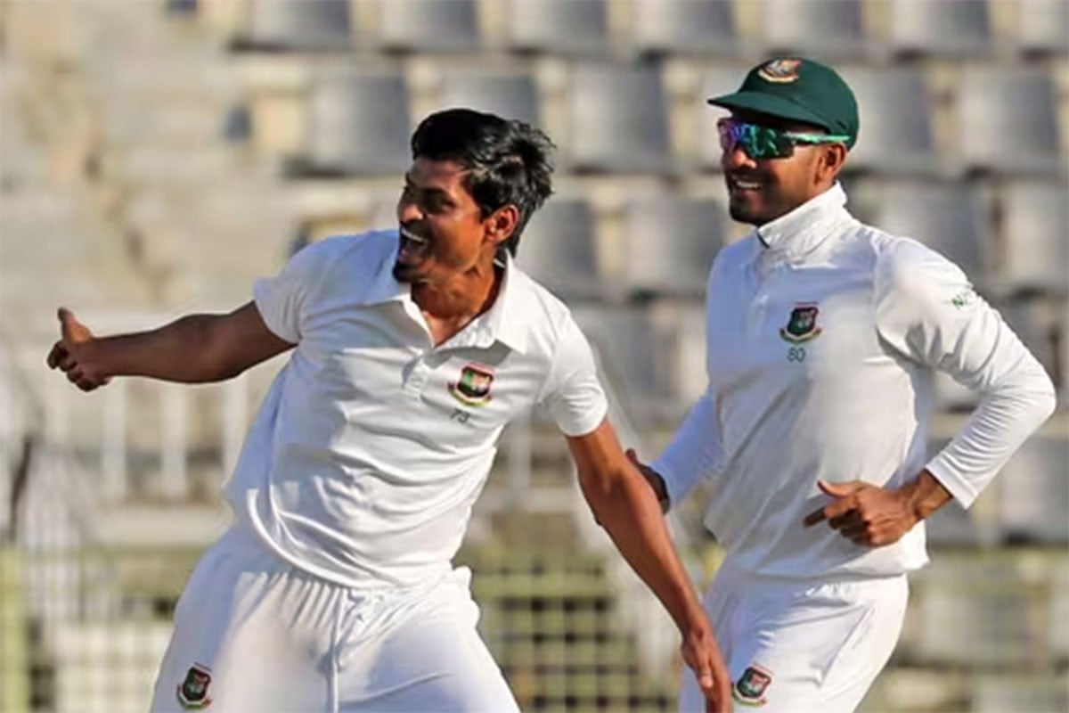 হাম্প্রেসকে সাজঘরে পাঠালেন তাইজুল, জয়ের আরও কাছে টাইগাররা