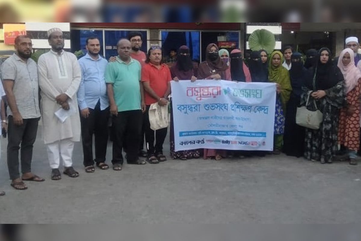 মৌলভীবাজারে বসুন্ধরা শুভসংঘ সেলাই প্রশিক্ষণ কেন্দ্র উদ্বোধন