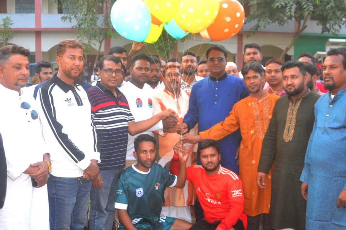 বগুড়ায় শহীদ জিয়া ফুটবল টুর্নামেন্ট শুরু