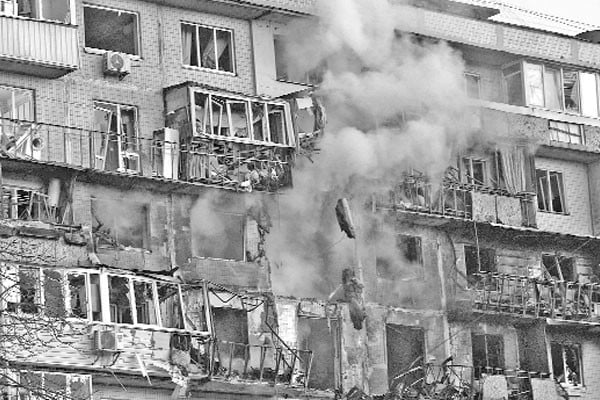 কিয়েভে রাশিয়ার ব্যাপক হামলা