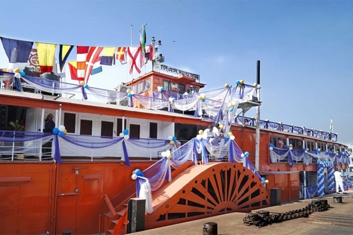 শতবর্ষী প্যাডেল স্টিমার ‘পিএস মাহসুদ’ চালু