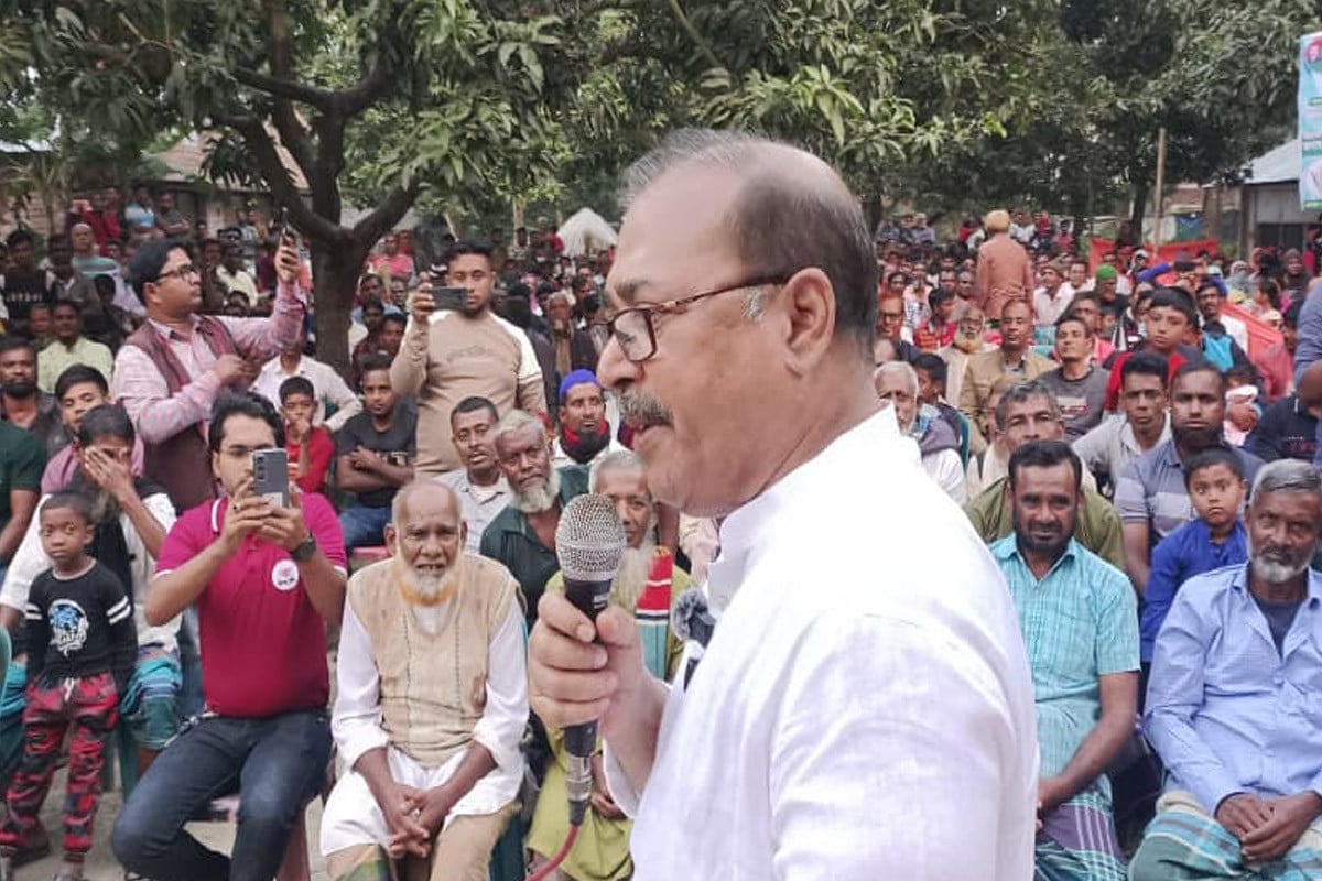 শার্শায় ধানের শীষের প্রার্থী তৃপ্তির উঠান বৈঠক