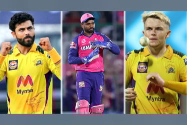 জাদেজা–কারান রাজস্থানে, সঞ্জু স্যামসন যাচ্ছেন চেন্নাইয়ে