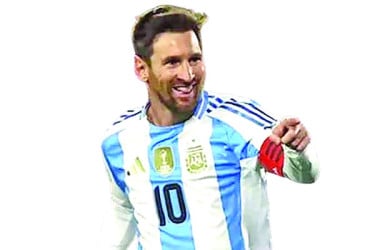 মেসি ম্যাজিকে বছর শেষ আর্জেন্টিনার