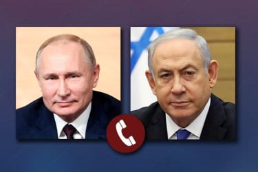 গাজা-মধ্যপ্রাচ্য নিয়ে পুতিন-নেতানিয়াহু ফোনালাপ