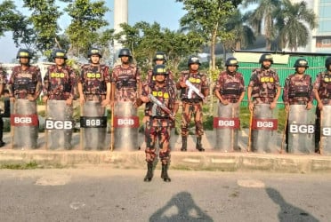 ঢাকা-গোপালগঞ্জসহ চার জেলায় নিরাপত্তার দায়িত্বে বিজিবি