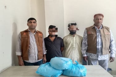 কেরানীগঞ্জে গাঁজাসহ দুই মাদক ব্যবসায়ী গ্রেফতার