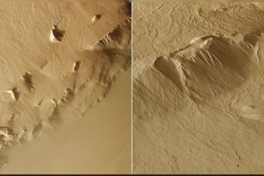 মঙ্গল গ্রহের আগ্নেয়গিরির দুর্লভ ছবি প্রকাশ