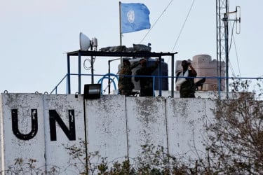লেবাননে জাতিসংঘ শান্তিরক্ষীদের ওপর ফের ইসরায়েলি গুলি