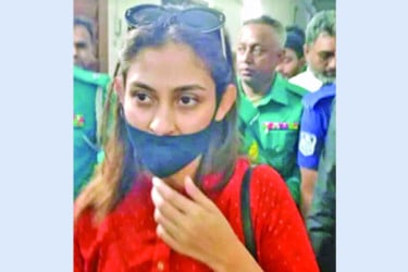 আত্মসমর্পণের পর জামিন অভিনেত্রী মেহজাবীনের