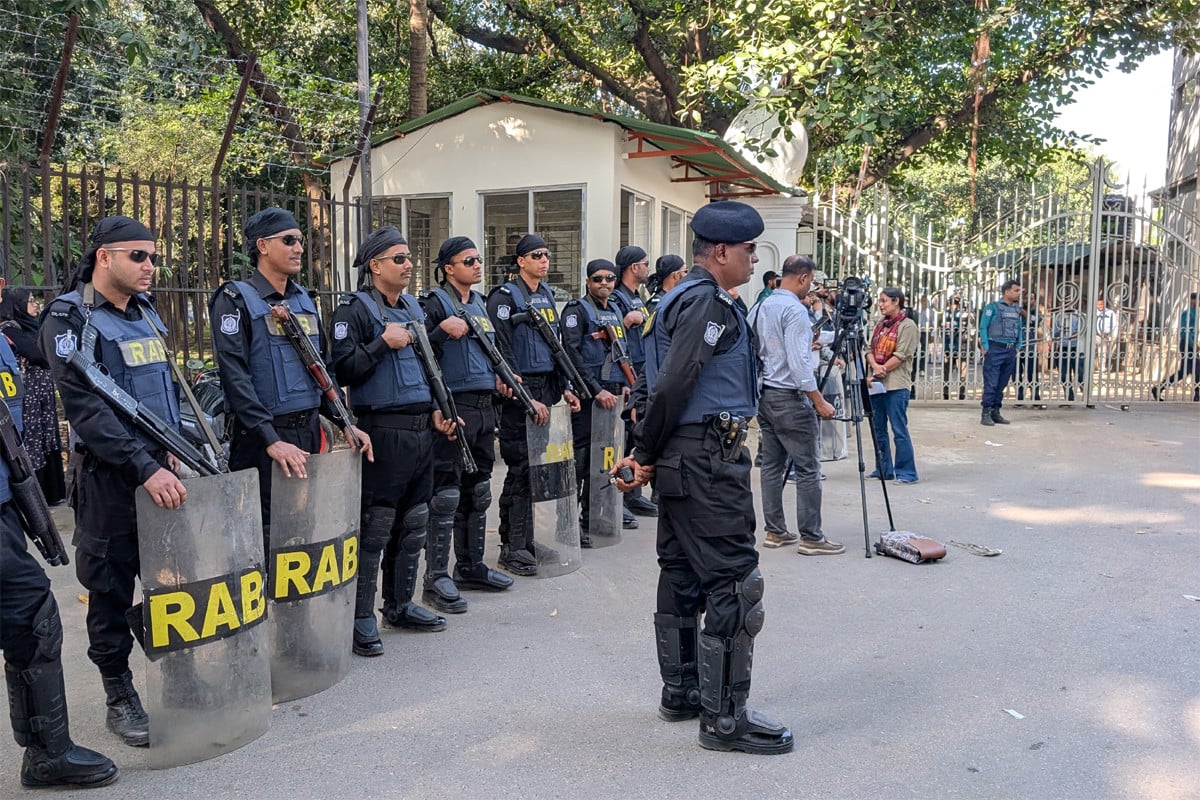 রায়ের আগে ট্রাইব্যুনালে নিরাপত্তা জোরদার