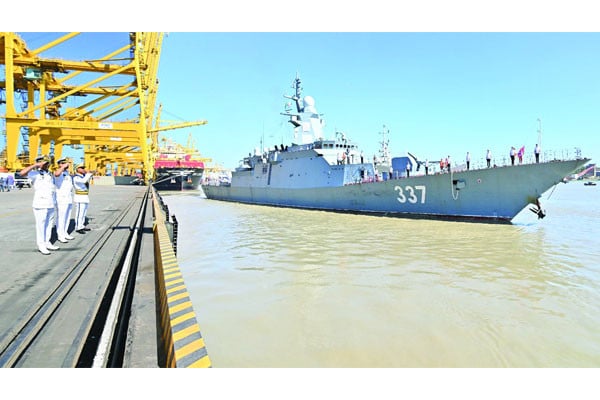 শুভেচ্ছা সফরে বাংলাদেশে রাশিয়ান নৌবাহিনীর জাহাজ