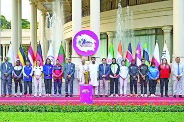 বিশ্বকাপ কাবাডির ট্রফি উন্মোচন