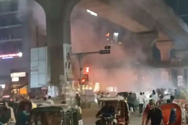 রাজধানীতে একের পর এক ককটেল বিস্ফোরণ