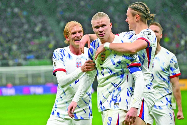 ছেলের জাদুতে বিশ্বমঞ্চে নরওয়ে