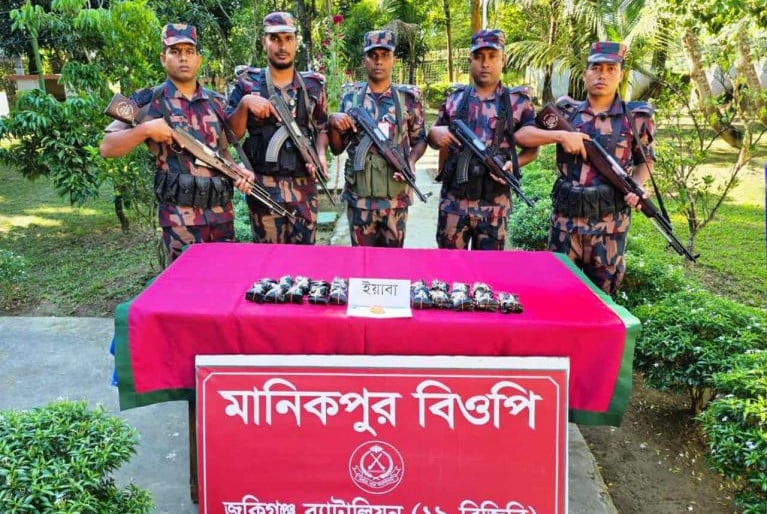 সিলেটে ইয়াবার বিশাল চালান জব্দ