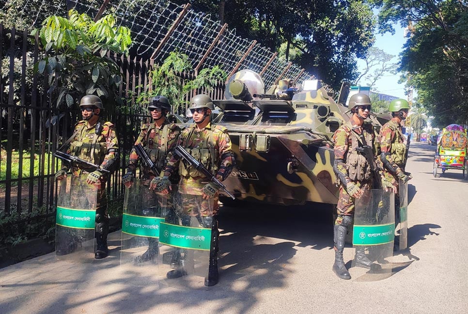 ট্রাইব্যুনাল এলাকায় আজও কঠোর নিরাপত্তা