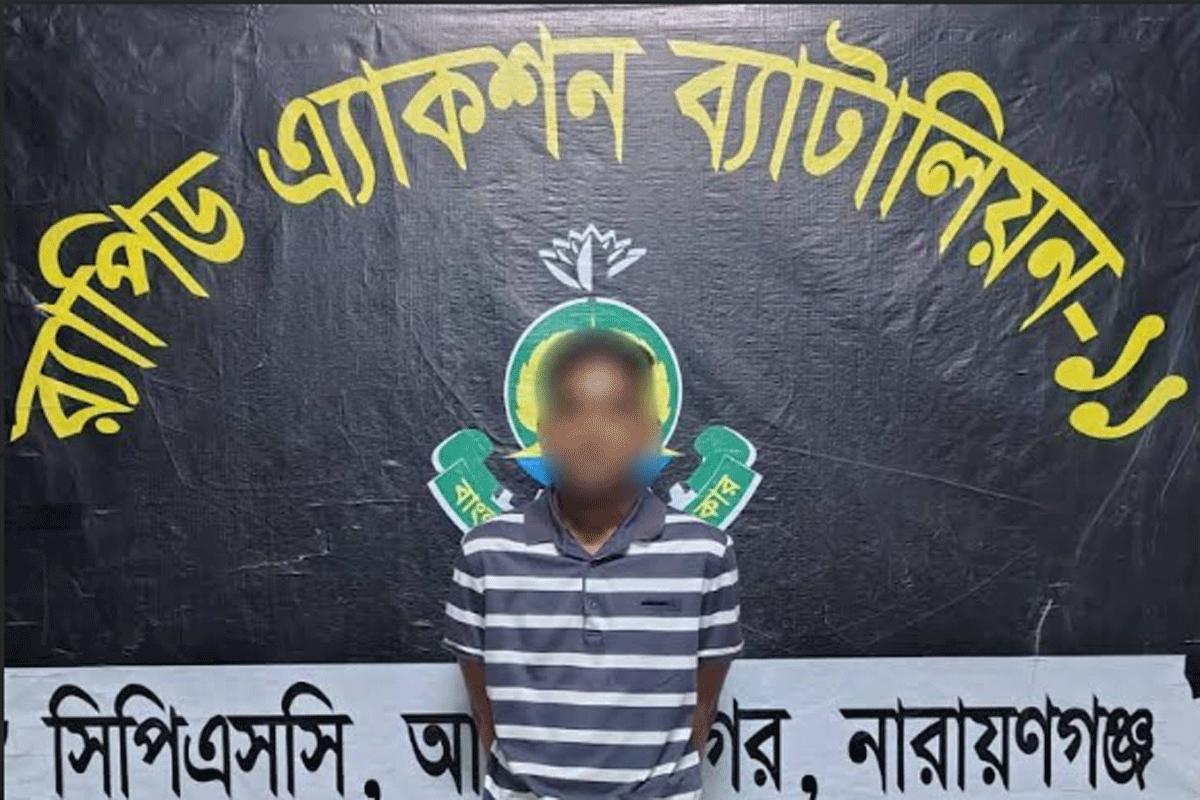 চাঁদা না পেয়ে ব্যবসায়ীকে গুলি করা সেই যুবক গ্রেপ্তার