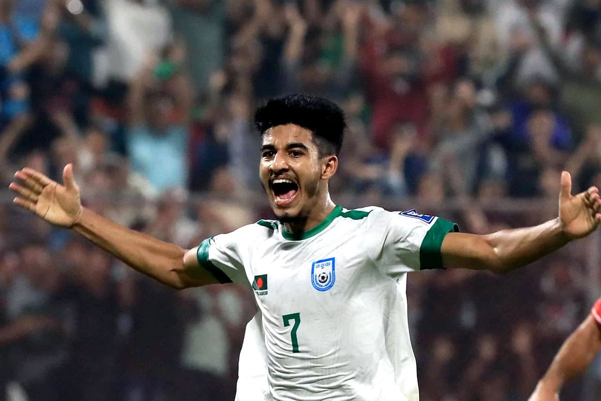 মোরসালিনের গোলে এগিয়ে বাংলাদেশ