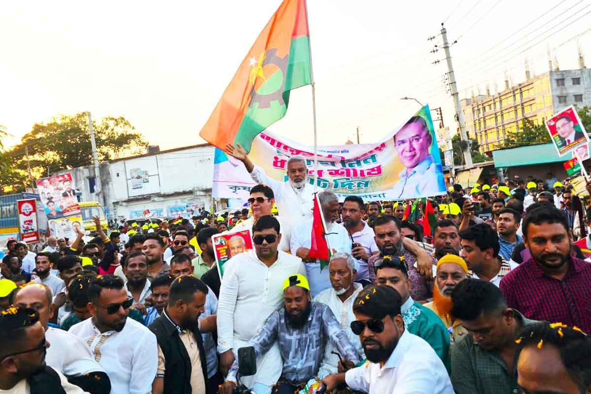 সিদ্ধিরগঞ্জে ধানের শীষের পক্ষে গণসংযোগ