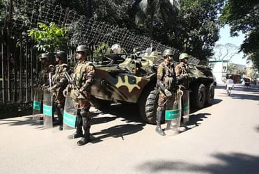 ট্রাইব্যুনাল এলাকায় আজও কঠোর নিরাপত্তা