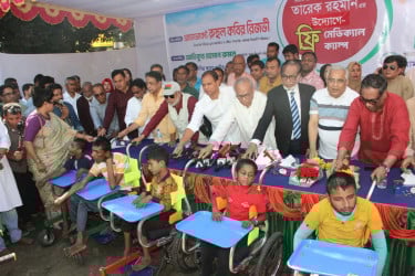 তারেক রহমানের উদ্যোগে বগুড়ায় দিনব্যাপী সেবামূলক মানবিক কর্মসূচি