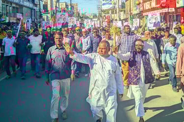 রংপুর সদর আসনে বিএনপির সামু’র নির্বাচনী প্রচারণা
