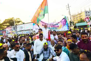 সিদ্ধিরগঞ্জে ধানের শীষের পক্ষে গণসংযোগ