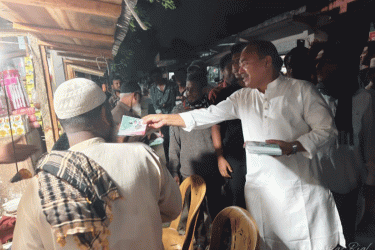 যশোর-১ আসনে বিএনপি প্রার্থীর গণসংযোগ