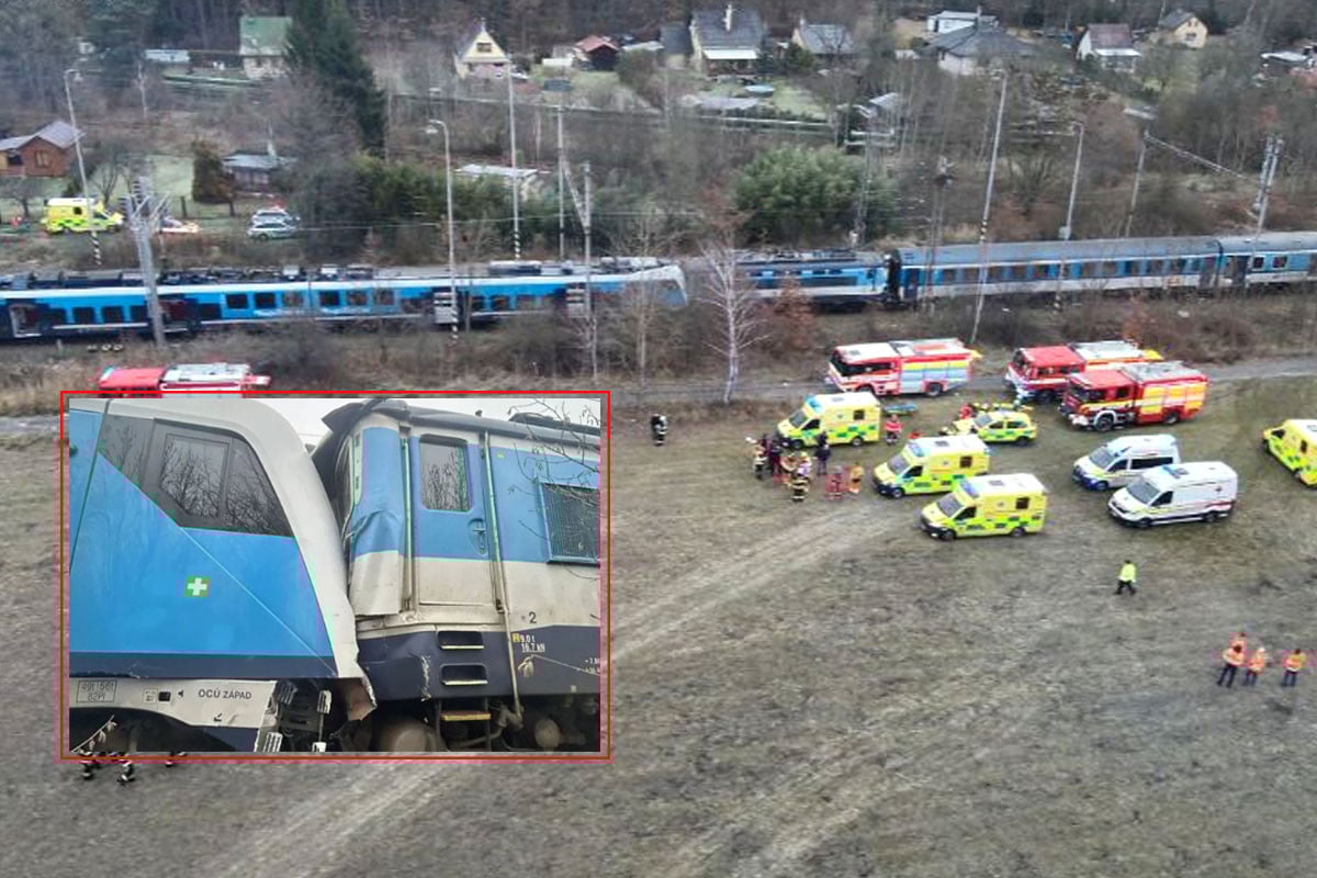 চেক প্রজাতন্ত্রে দুটি ট্রেনের মুখোমুখি সংঘর্ষে আহত অর্ধশতাধিক