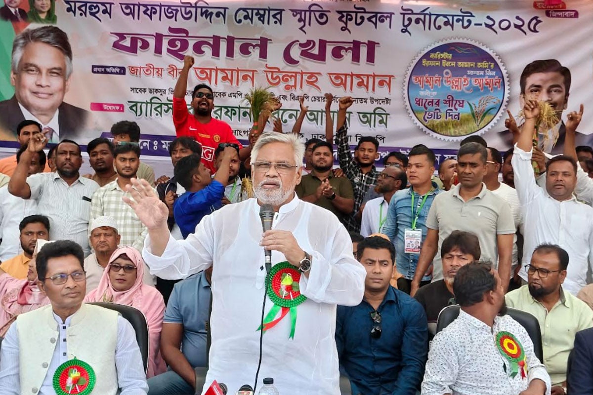 নাশকতায় নির্বাচন বন্ধ হবে না : আমানউল্লাহ আমান