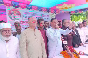 শরীয়তপুরে বিএনপি প্রার্থীর নির্বাচনী গণসংযোগ