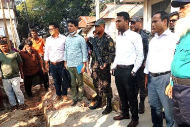 টঙ্গীতে অবৈধ গ্যাস সংযোগ বিচ্ছিন্ন