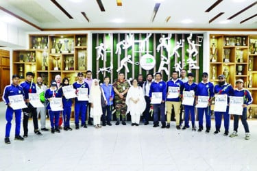 বিকেএসপিতে জুলাই যোদ্ধাদের ক্রীড়া প্রশিক্ষণ