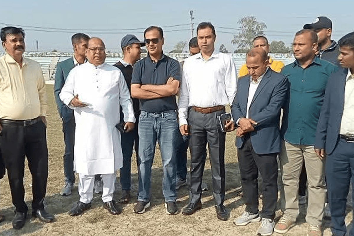 গাইবান্ধা স্টেডিয়াম পরিদর্শনে বিসিবি পরিচালক আসিফ আকবর
