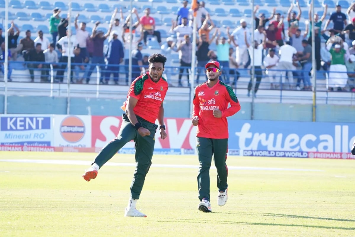 নাটকীয় সুপার ওভারে ভারতকে হারিয়ে ফাইনালে বাংলাদেশ