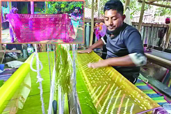 পানাইল গ্রামের মোস্তাফিজুরের জামদানি সাধনা-সংগ্রাম