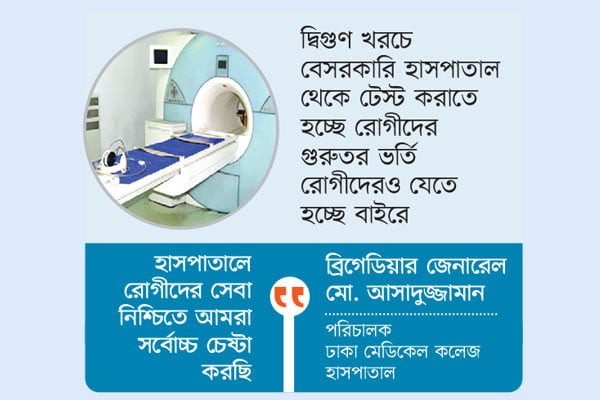 নষ্ট যন্ত্রে বেহাল স্বাস্থ্যসেবা