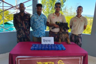 টেকনাফে ইয়াবাসহ ৪ কারবারি আটক