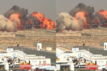 দুবাই এয়ার শোতে ভেঙে পড়ল ভারতের তেজস, পাইলট নিহত