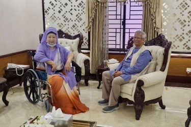 সেনাকুঞ্জে প্রধান উপদেষ্টা ও বিএনপি চেয়ারপারসনের সৌজন্য সাক্ষাৎ