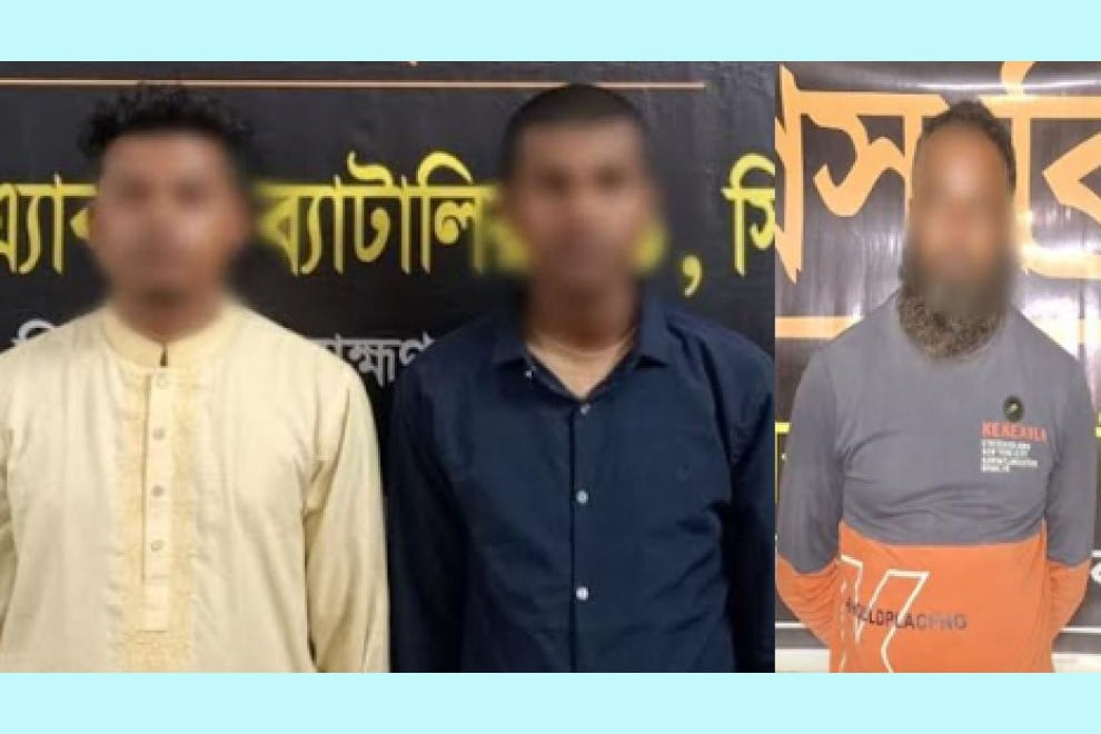 র‌্যাবের জালে ৩ জন, ৯১ কেজি গাঁজা উদ্ধার