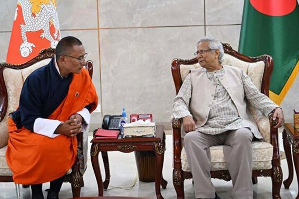 প্রধান উপদেষ্টার সঙ্গে ভুটানের প্রধানমন্ত্রীর বৈঠক